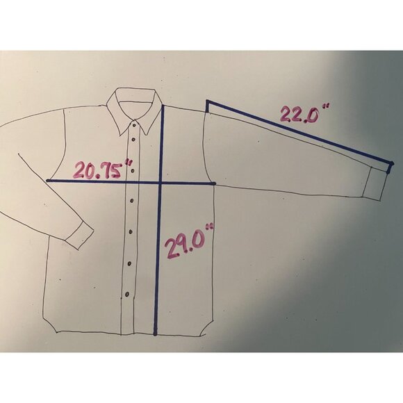 Vintage Willowbend Medium Long Sleeve Maroon Button Down Shirt - Picture 6 of 6